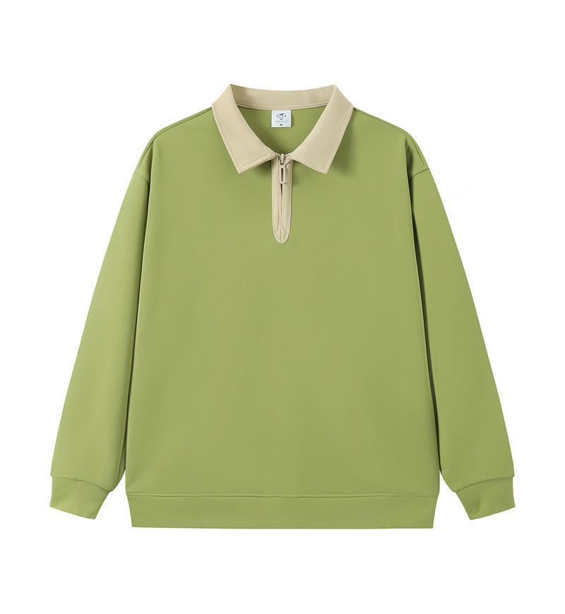 Zipper-style avocado green