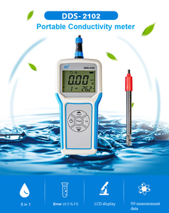 Conductimètre d'eau/unités de mesure de la conductivité mètre analyseur de conductivité portable pour l'eau potable DDS-1702 - Product Image 3
