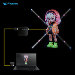 65cm <strong>Computer</strong> Interactive Hologram 3d Projector HDMI Input Holographic 3d Display HDMI Synchronization for Festivals - Product Image 1