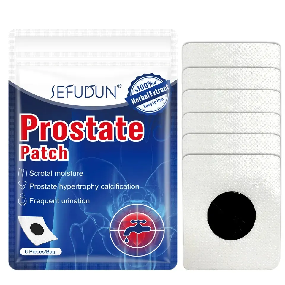 Logotipo personalizado Hombres Parche de próstata Prostatitis Cuidado Uretritis masculina Calmante Hombre Urinario Doloroso Parches urológicos