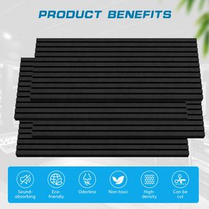 Dày Dài Dải Mật Độ Cao Acoustic Bọt Tường Cho Rạp Hát Tại Nhà Bên Ngoài Ngoài Trời Giảm Tiếng Ồn Chống Cháy Không Thấm Nước - Product Image 4