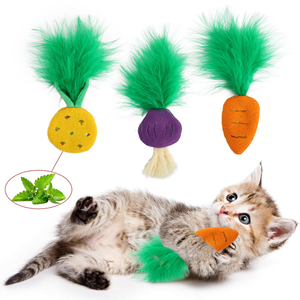 AFP New Arrival Healthy Mix Series Premium <strong>Catnip</strong> Toy Soft Yarn Feathers Cat Chew Toy With Crinkle Paper Interactive <strong>Catnip</strong> Toys - Product Image 1