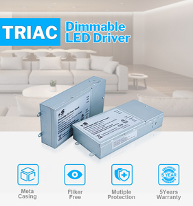 适用于UL 110伏输入ETL，适用于认证可调光发光二极管驱动器24W 60W 96w选项12V 24V DC恒压电源1A 2A Ou - Product Image 5