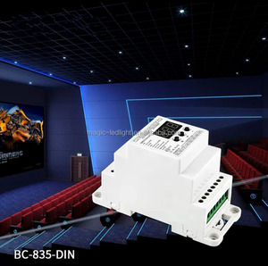 BC-835-DIN 5CH 25A定電圧PWMデコーダDIN RAIL LEDコントローラ5ch DMXデコーダRGB CCT LEDストリップライトコントローラ用 - Product Image 5