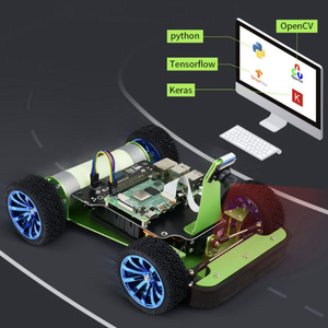 Raspberry Pi 4B Starter Kit Raspberry Pi 4 Modell 2/4/8GB AI Entwickler Kit Raspberry Pi Intelligent Car Kit