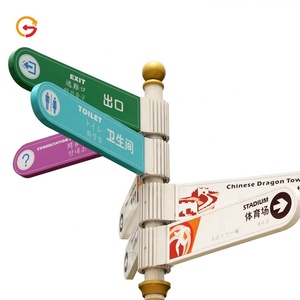 จากัวร์ผู้ผลิตที่กำหนดเองสัญญาณทิศทาง Wayfinding ป้ายทิศทางถนน Fingerpost - Product Image 4