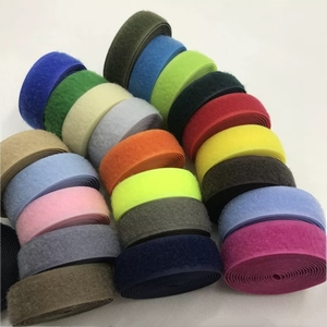 Free Sample Polyester Nylon <strong>Colorful</strong> Velcroes Heavy Duty Back to Back Hook and <strong>Loop</strong> Velcro Strap - Product Image 1
