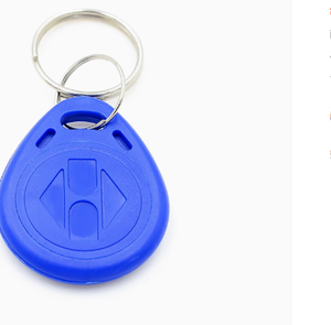 Aismartlink EM4100 ID Card portachiavi di controllo di accesso RFID Card rosso e blu - Product Image 1