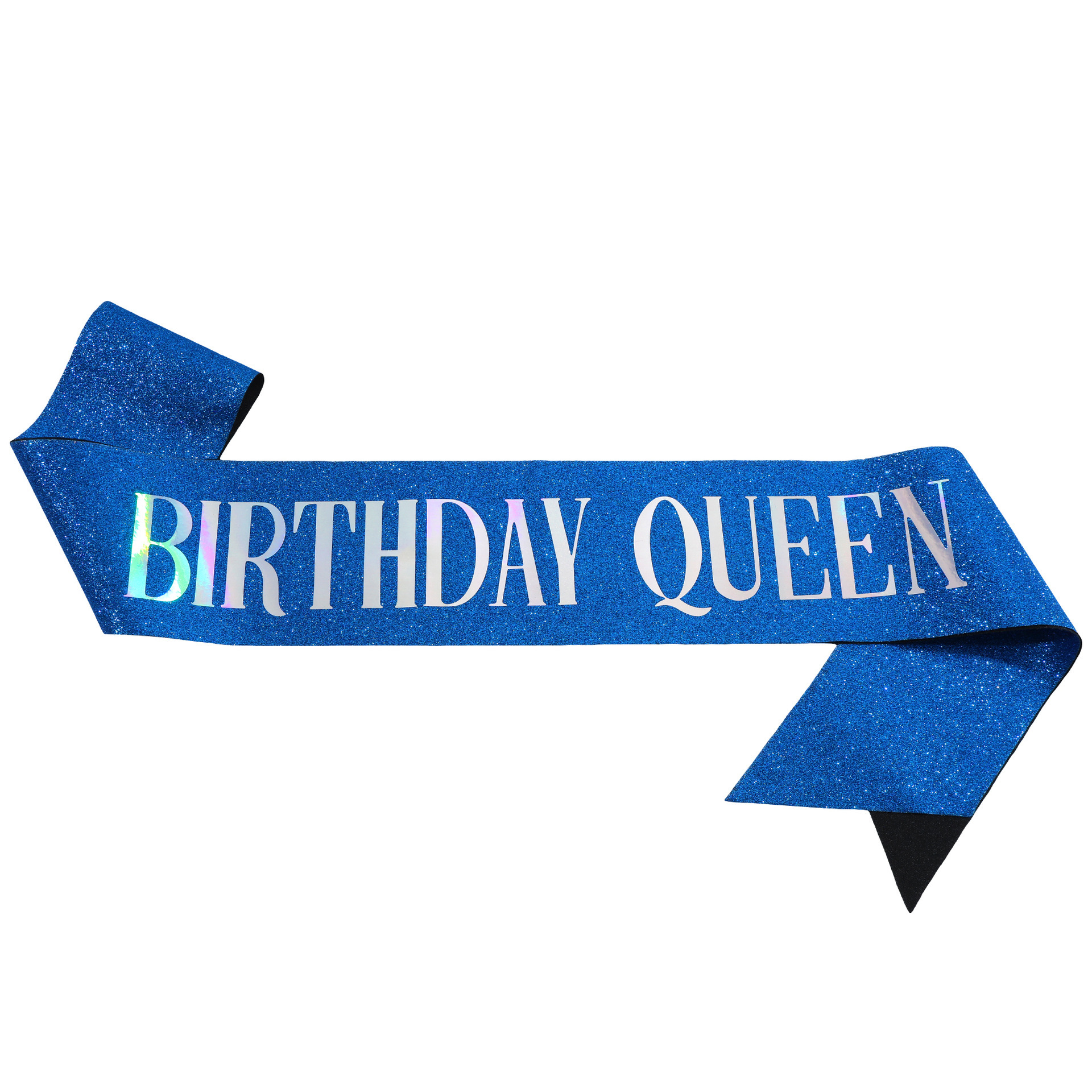 Deep Blue Sparkle Birthday Queen
