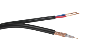 Chất lượng hàng đầu RG59 đồng trục với cáp điện Siamese Cáp CCA CAT5E với điện - Product Image 5