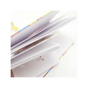 Notas adhesivas de cartón escolar 50 productividad transparente F A5 o A4 Bloc de notas planificador de trabajo notas Bloc cuadernos de notas - Product Image 1