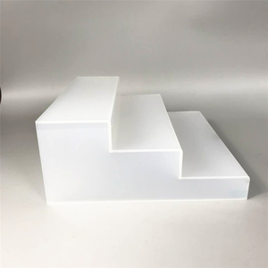 Wholesale Acrylic Countertop <strong>Step</strong> <strong>Display</strong> Stands Riser <strong>with</strong> 3 Tier <strong>counter</strong> <strong>display</strong> stand supermarket shelf <strong>display</strong> rack - Product Image 4