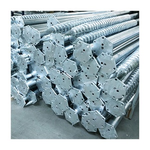 基础地锚用钢六角法兰地面螺旋桩 - Product Image 1