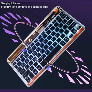Mini teclado Multimedia inalámbrico para iPad iOS/Android/Windows Tablet PC Teléfonos inteligentes con interfaz USB Retroiluminación Nuevo producto - Product Image 2