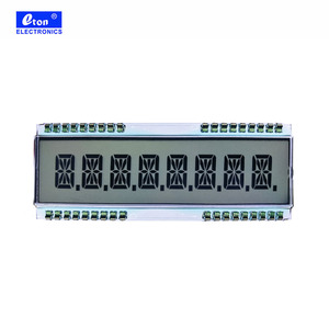 5,0 V TN LCD-Bildschirm 8-stellige 14-Segment-Anzeige Transparente LCD-Glasscheibe von - Product Image 6
