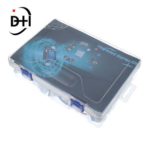 Kit Starter Kit di componenti elettronici aggiornato Starter Kit per Arduino UNO R3 con Breadboard Tutorial 1602 programmatore IIC