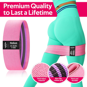 ZJFIT 2025 Nova Chegada Atacado Logotipo Personalizado Impressão Tecido Fitness Exercício Booty Hip Banda Set Workout <span class=keywords><strong>Loop</strong></span> Bandas de Resistência