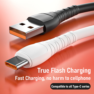 สายชาร์จเร็วที่สุดชนิด C สายดาต้ามือถือชนิด C USB-A ไปยัง USB-C สายชาร์จและซิงค์ข้อมูลเร็วสำหรับ iPhone 15 Apple Phone Samsung - Product Image 2