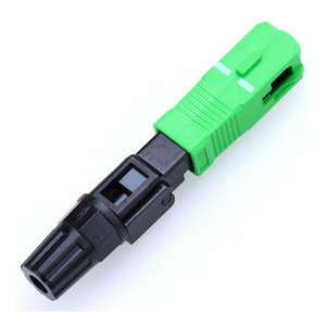 ตัวเชื่อมต่อสาย FTTH SC APC ตัวเชื่อมต่อแบบรวดเร็วหัวต่อแบบเร็ว sc/apc สีเขียว - Product Image 3