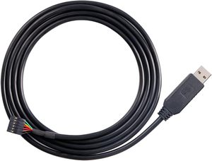 FTDI USB TTL seri adaptör 3.3V hata ayıklama kablo 6 Pin dişi soket başlık UART IC Wins rl çip kazanır için 11 10 8 7 Linux MAC - Product Image 5