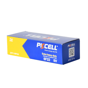 Plusieurs types de batterie Non rechargeable conventionnelle 9 volts, batterie carbone-zinc 9 v 6f22 - Product Image 3