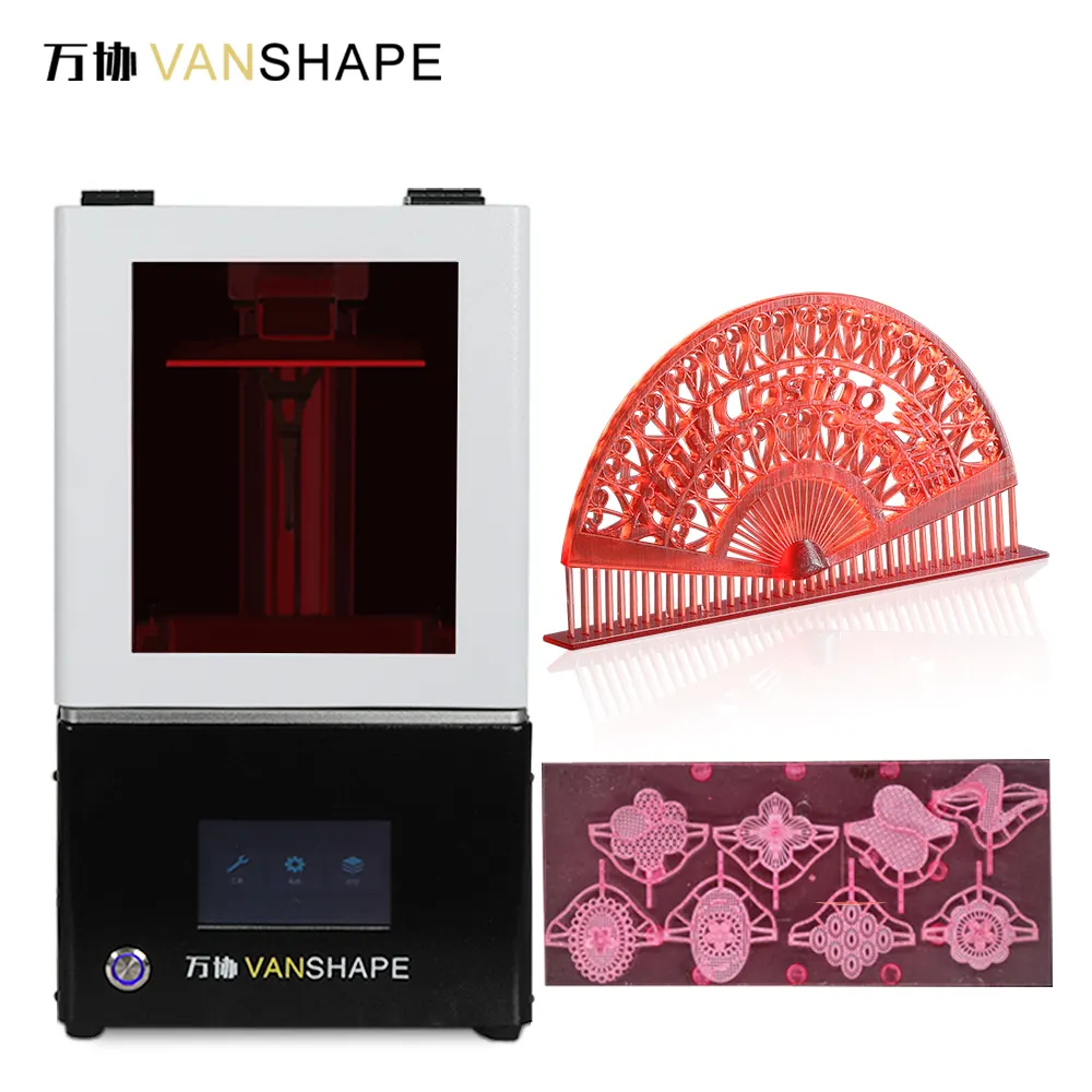 Vanshape ضوء علاج 2K LCD 3D طابعة ل قالب مجوهرات و الأسنان النفخ حساس الراتنج طابعة