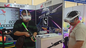 Mr CS công viên giải trí trong nhà VR súng bắn thiết bị trò chơi nhiều người chơi với xây dựng kim loại-Kinh Điển bắn súng tương tác - Product Image 4