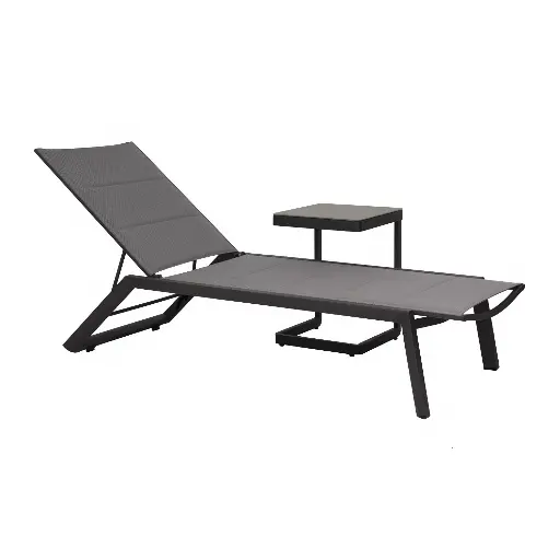 Strand Schwimmbad Seite Sun Lounge Stuhl Aluminium Lounge Bett Beach Sun Bed