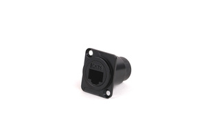 Conector de módulo Cat.6 Internet RJ45 8p8c, enchufe de chasis de montaje en panel tipo D de red RJ45 CAT.6