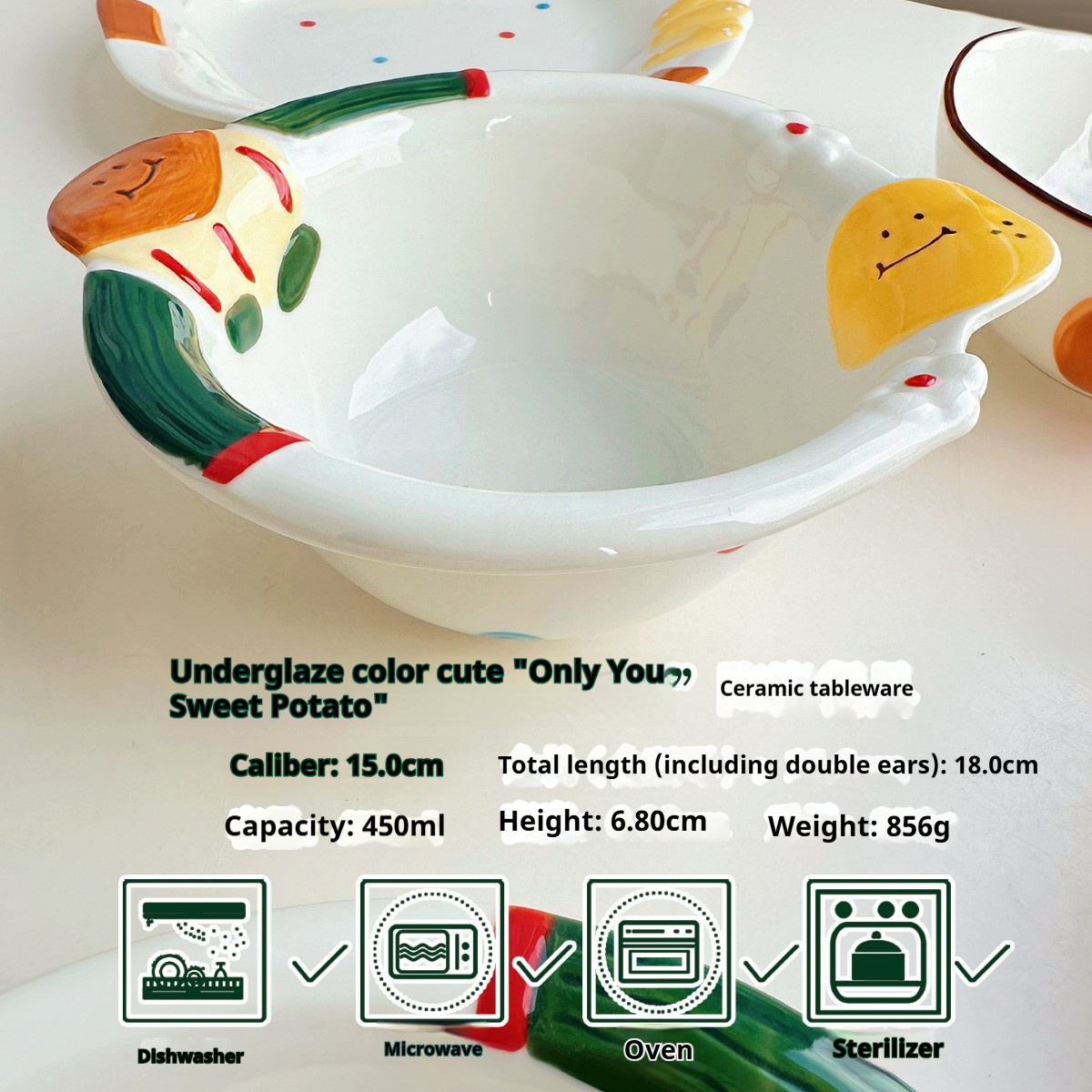 Bol rond binaural blanc de 6 pouces (62 pièces/boîte)