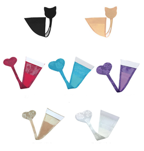 Bragas adhesivas para mujer Invisible C-string Conjunto de ropa interior en forma de corazón Sexy Tanga sin tirantes C String Panty - Product Image 3