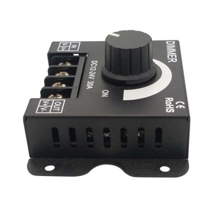 สวิตช์หรี่ไฟในบ้านแบบแมนนวลสวิตช์หรี่30A สีเดียว DC12 ~ 24V สวิตช์หรี่ไฟ LED - Product Image 3