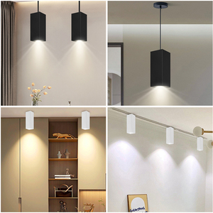 モダンミニマリストオフィスアルミシェルスポットライトLED方向調光シャンデリア天井照明器具 - Product Image 6