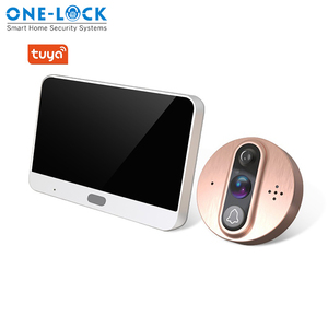 1mp พิกเซลออด4.3นิ้ว HD 720จุดหน้าจอสีกล้อง Peep Hole Viewer สำหรับประตู Tuya Wifi กับ PIR ตรวจจับการเคลื่อนไหว - Product Image 4