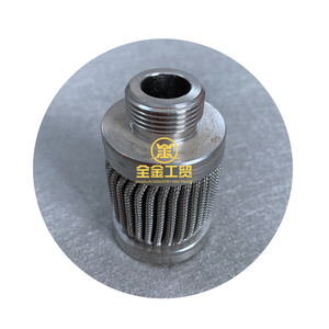Elemento filtrante pieghettato in rete metallica sinterizzata in acciaio inossidabile - Product Image 1