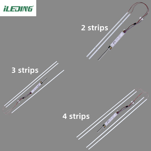 Troffer için DLC Premium Premium 4FT 46W 1-10v karartma LED manyetik şerit işık lineer adaptör kitleri - Product Image 3