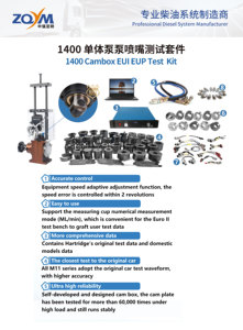 ZQYM 1400 EUI EUP Test kiti cambox sürücü kutusu adaptörü EUI EUP HPI PT testi - Product Image 2