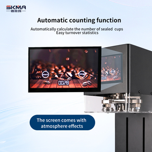 SKMA <strong>Automatic</strong> Portable Desktop Non <strong>Rotary</strong> Can Sealing <strong>Machine</strong> Commercial Tin Soft Drink Cans <strong>Capping</strong> Sealing <strong>Machine</strong>