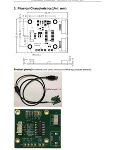Display Monitor-LCD-Treiber-Controller LCD-TREIBER KARTE USB 5.0 "PCAP ZEDP0500D19 - Product Image 2
