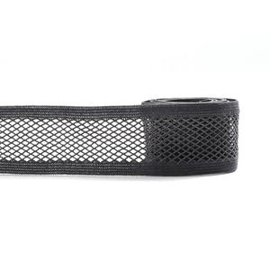 شريط شبكي رمادي مقاس 2.7 سم مصنوع من البوليستر ويتميز بالمرونة المتناهية الصغر - Product Image 3