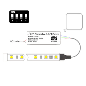 Zigbee совместимый светодиодный диммер, Прямое управление приложением для смартфона, система умного дома с протоколом беспроводной связи - Product Image 2