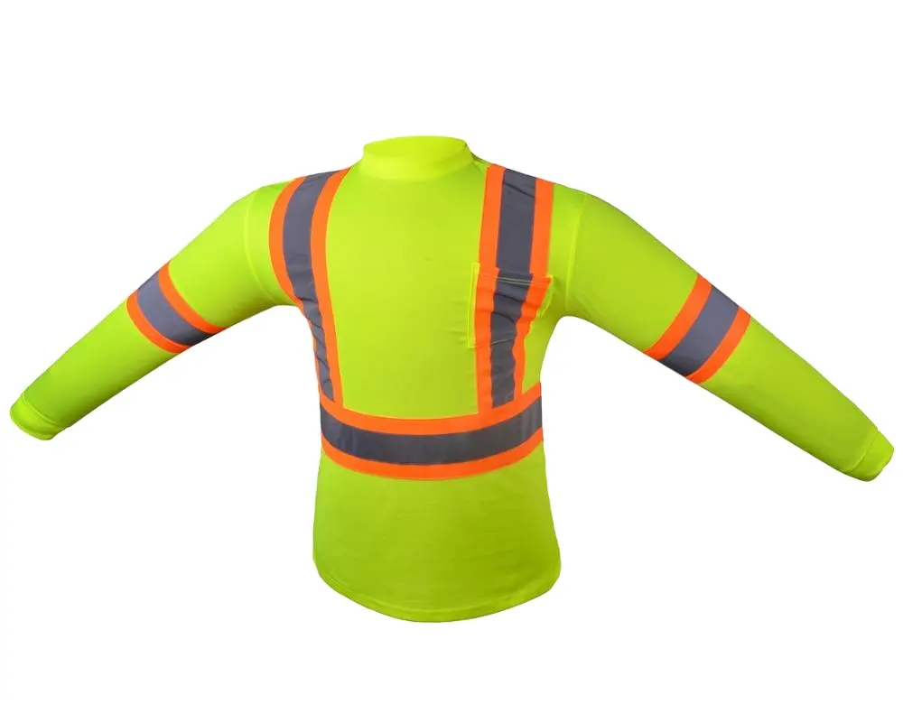 Maglietta Polo riflettente di sicurezza ad alta visibilità ad alta visibilità a buon mercato all'ingrosso che assorbe l'umidità