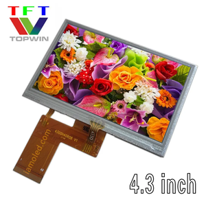 Schermo di visualizzazione a TFT-LCD 480x272 da 4.3 pollici con touch resistivo TFT LCD IPS modulo Display ad alta luminosità 500nits piccolo schermo - Product Image 4
