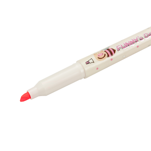 Cincel de doble punto para papelería, marcador de marcador con punta porosa, 2 en 1, con logotipo personalizado