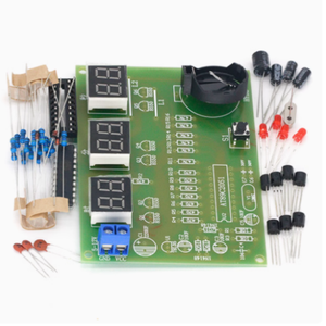 DIY <strong>Kits</strong> AT89C2051 Electronic Clock Digital Tube LED Display Suite Electronic Module Parts and Components 9V - 12V - Product Image 2