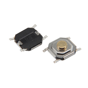 Pulsante in ottone 5*5 SMD/SMT interruttore tattile momentaneo terminale montato a 4 pin interruttore a pulsante in metallo - Product Image 3