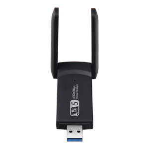 Adattatore USB WiFi, Antenna 5dBi 1200 Mbps 2.4/5 GHz 1200 Mbps per PC, Computer - Product Image 2