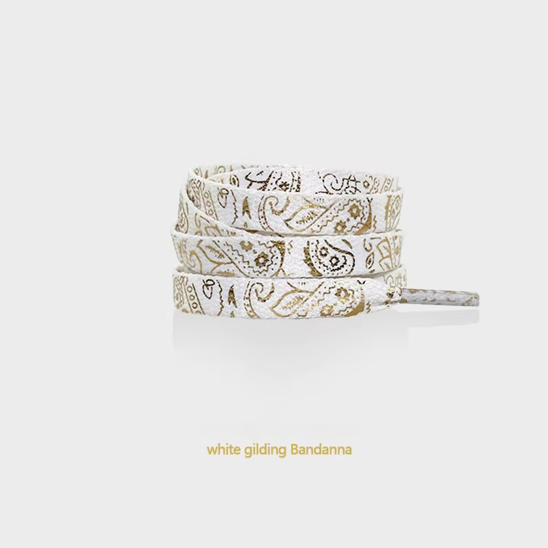 Bandana doré blanc