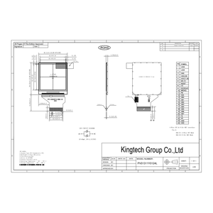 KINGTECH ST7789V 1,3 Zoll 200 Nissen Bildschirm TFT 240 × 240 LCD 4-Draht-SPI & 8-Bit-MCU Schnittstelle LCD TFT-Anzeige - Product Image 1