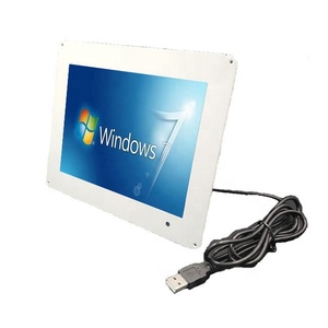 USB Capacitive Touch Screen 8 Inch White Metal Shell Open Frame <strong>LCD</strong> Industrial <strong>Display</strong> Screen 1024X768 Mini VGA <strong>Computer</strong> <strong>Monitor</strong> - Product Image 1